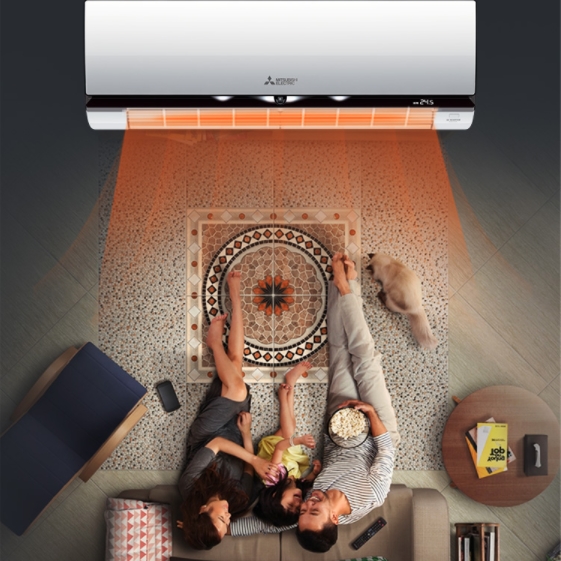 限北京： MITSUBISHI ELECTRIC 三菱电机 AHJ系列 MSZ-AHJ12VA 二级能效 壁挂式空调 1.5匹 图6