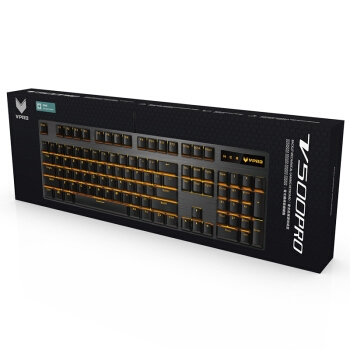 RAPOO 雷柏 V500PRO单光版 机械光键盘 黑色 图5