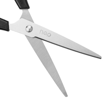 凑单品： deli 得力 0603 中号剪刀 1把 黑色 170mm 图2