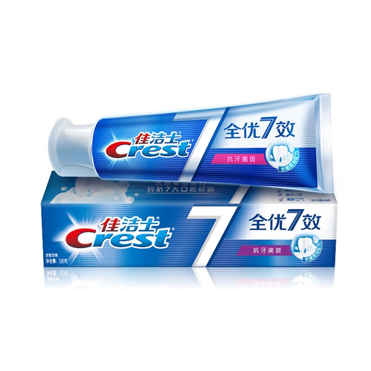 京东PLUS会员： Crest 佳洁士 全优7效 抗牙菌斑 牙膏 40g *10件 图1