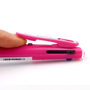 ZEBRA 斑马 J3J2 三色中性笔/便携多功能笔 0.5mm 粉色杆 *4件 图5