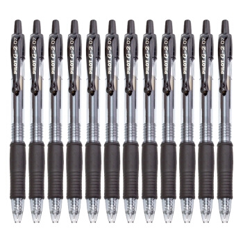 京东PLUS会员： PILOT 百乐 BL-G2-7 按动式中性笔 0.7mm 黑色 12支装 *3件 图1