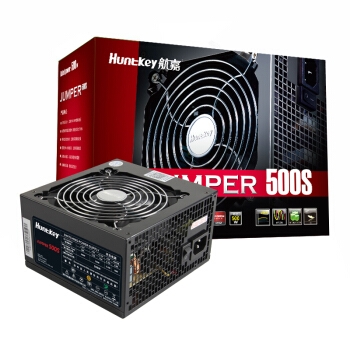 Huntkey 航嘉 JUMPER 500S 电脑电源 500W 非模组化 图1