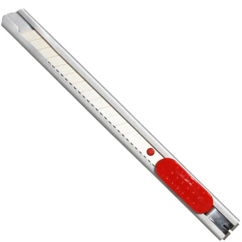 凑单品： deli 得力 2053 金属外壳美工刀 小号 130mm 图1