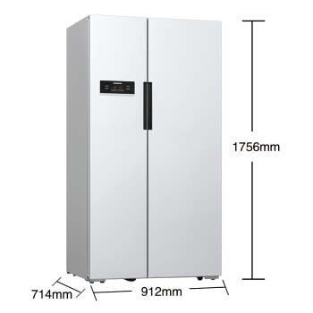 1日0点： SIEMENS 西门子 BCD-610W(KA92NV02TI) 对开门冰箱 610升 图2