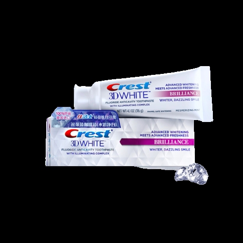 Crest 佳洁士 3D钻亮炫白牙膏 慕斯净白 116g *4件 图5