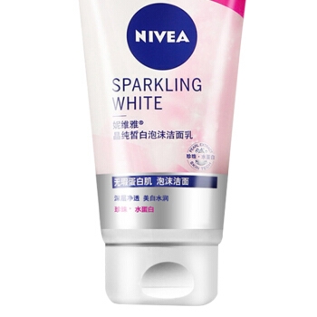 NIVEA 妮维雅 晶纯皙白泡沫洁面乳 150g *3件 图5