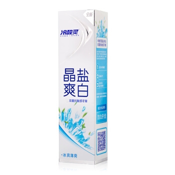 冷酸灵 双重抗敏感牙膏 晶盐爽白 130g *14件 图4