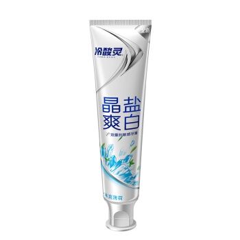 冷酸灵 双重抗敏感牙膏 晶盐爽白 130g *14件 图3