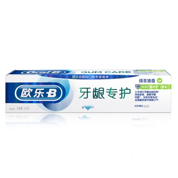 欧乐B(OralB)自愈小白管牙膏 含氨基酸 绿茶持久清新修护 抗牙龈出血清新口气140g（新老包装随机发货） *5件 图3