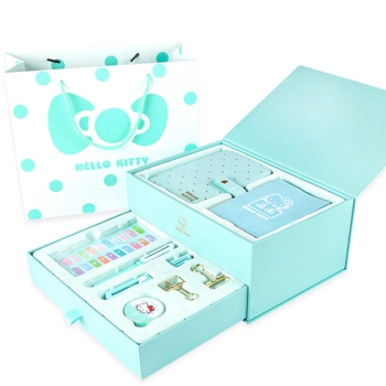京东PLUS会员： kinbor GuangBo 广博 HelloKitty DTB6507 14件 手帐礼盒 图1