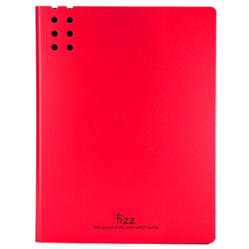 京东PLUS会员： fizz 飞兹 A2387 A4加厚长押文件夹 红色 *3件 图1