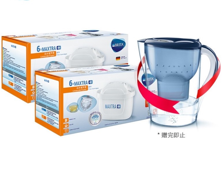 历史低价、限地区： BRITA 碧然德 MAXTRA+LE 去水垢专家滤芯 12枚 图2