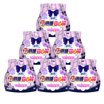 女神超惠买： Sofy 苏菲 超熟睡 夜用安心裤 少女款 均码 2片*6包*3件（赠进口口罩5个） *3件 图1