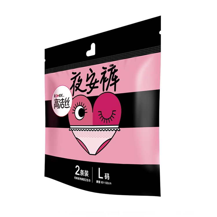 kotex 高洁丝 夜安裤 夜用裤型卫生巾 M/L 2片 *8件 图3