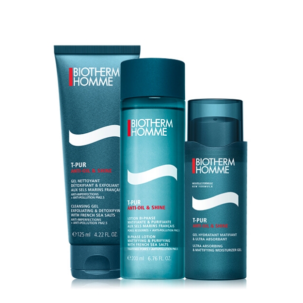 BIOTHERM 碧欧泉 净肤细致系列男士净肤细致套装 3件装(洁面膏125ml+爽肤水200ml+保湿露50ml)+赠8件礼 图1