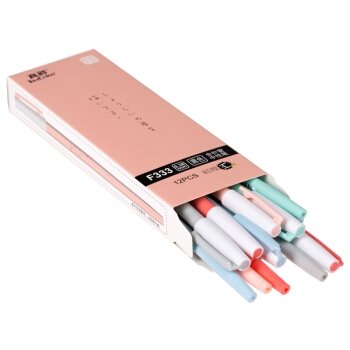 凑单品： TRUECOLOR 真彩 F333 时尚汇系列 全针管黑色中性笔 0.38mm 12支/盒*2盒 图2