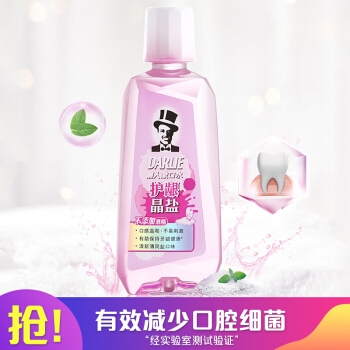 DARLIE 黑人 护龈晶盐漱口水 500ml *10件 图2