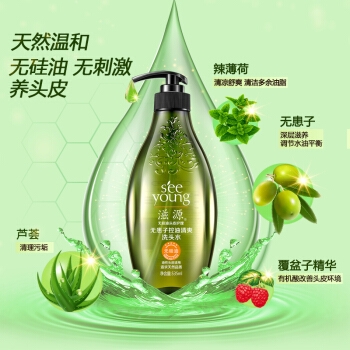 SEEYOUNG 滋源 无患子控油清爽 洗发水 535ml *3件 图5