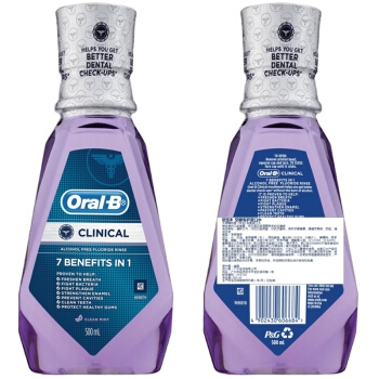 京东PLUS会员： Oral-B 欧乐-B 牙龈专护 漱口水 500ml *3件 图3