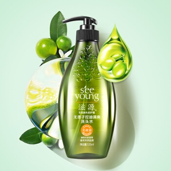 SEEYOUNG 滋源 无患子控油清爽 洗发水 535ml *3件 图4