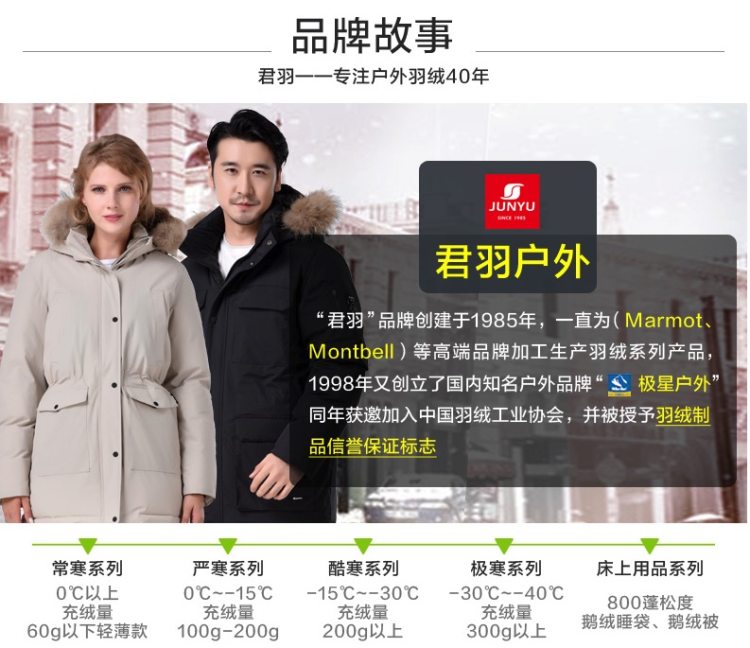 顶级羽绒Mont-bell同款 君羽 800蓬90%鹅绒 短袖 羽绒服 手臂依然灵活 图3