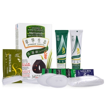 章华生态焗油染发霜140ml 3.8深咖啡色 图3