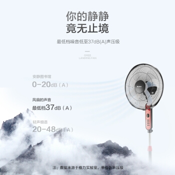 GREE 格力 FD-4010-WG 三档调节 落地扇 图4