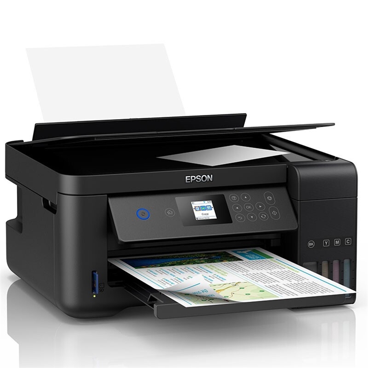 13日0点： EPSON 爱普生 L4168 墨仓式 彩色无线打印一体机 深邃黑 图2