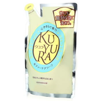 京东PLUS会员： KUYURA 可悠然 美肌沐浴露 恬静清香 替换装 400ml 图3