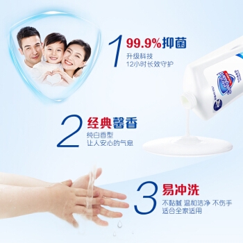 Safeguard 舒肤佳 洗手液健康抑菌纯白清香型 450ml 图5