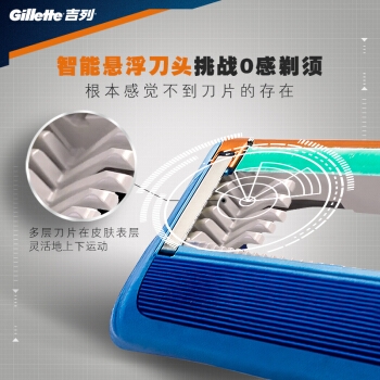 Gillette 吉列 锋隐 手动剃须刀套组（1刀架+9刀头） 图5