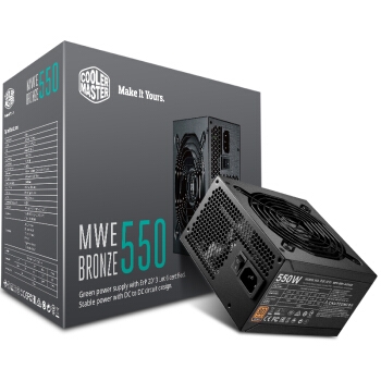 COOLERMASTER 酷冷至尊 MWE 550 直出 电脑电源 铜牌（85%）550W 非模组化 图1