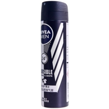 NIVEA 妮维雅 黑白出众 男士爽身气雾 150ml 图2