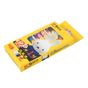 M&G 晨光 MF9011 米菲系列 卡通3D六角油画棒 12支/盒 图2