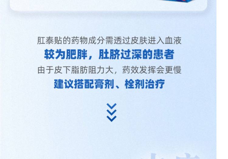 荣昌肛泰 痔疮贴肚脐贴 一盒4贴 图2