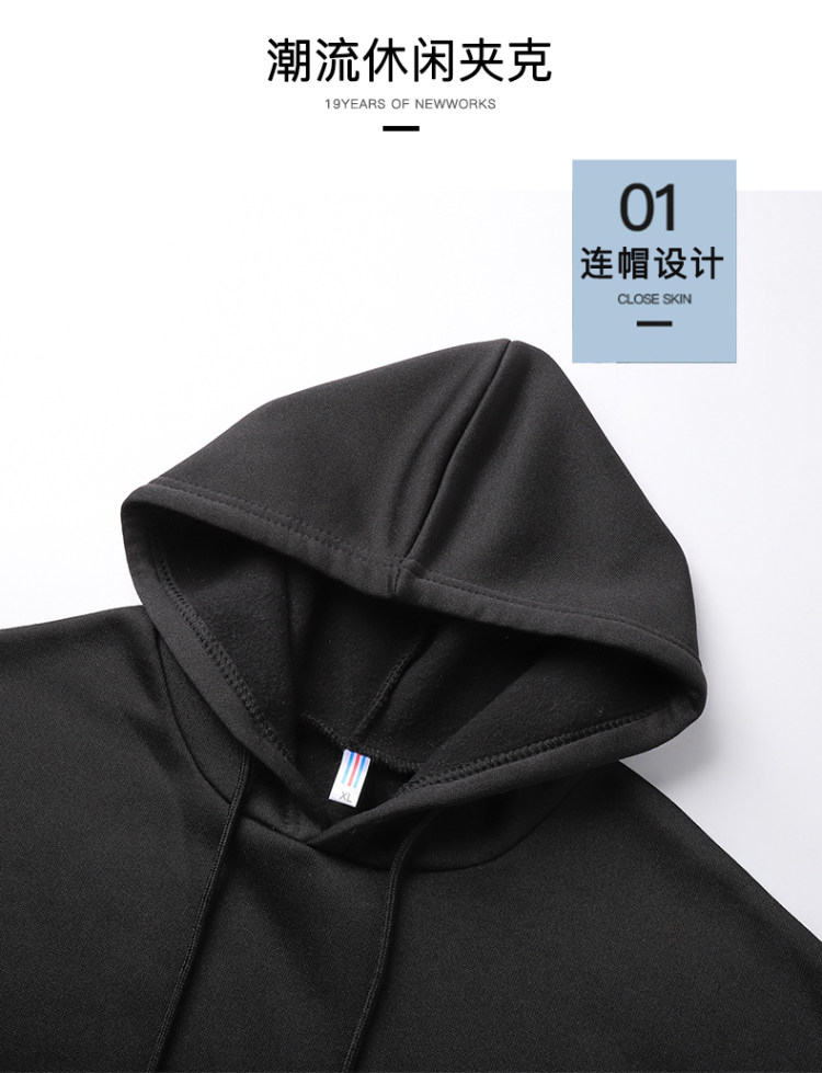 巴蒂特 男士炸街连帽卫衣 图6