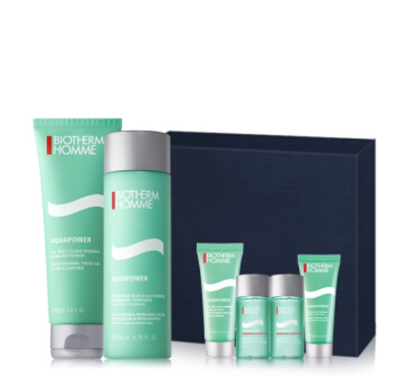 BIOTHERM 碧欧泉 男士水动力护肤套装 (洁面125ml+爽肤水200ml+赠帆布袋+沐浴露75ml+保湿乳5ml*3） 图1