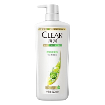 PLUS会员： CLEAR 清扬 去屑控油平衡型洗发露 500ml 图1