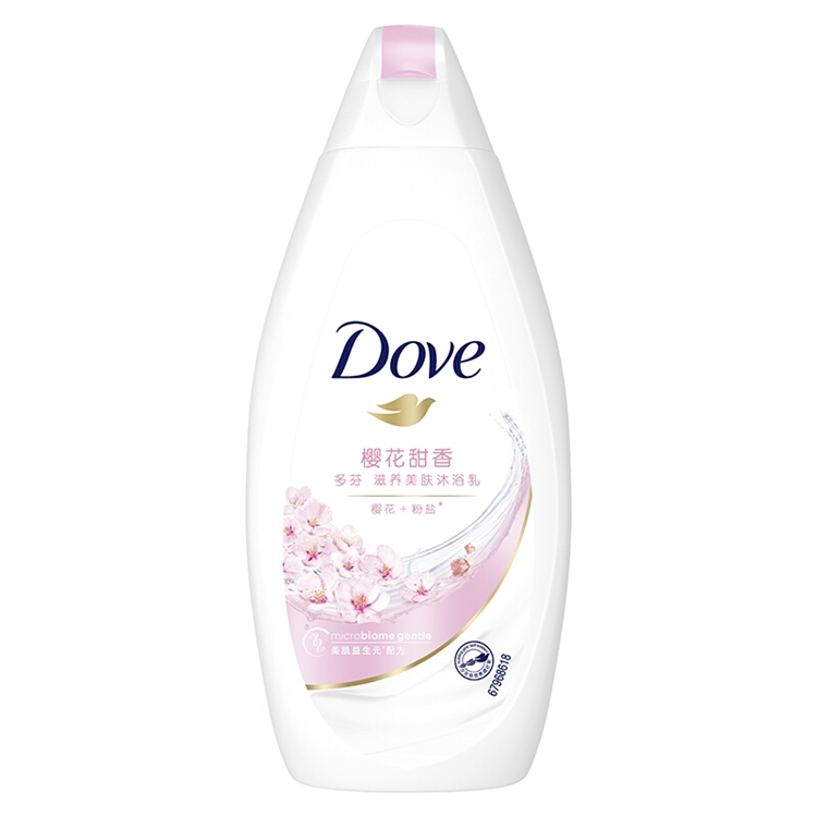 Dove 多芬 樱花甜香滋养美肤沐浴乳 400g 图1