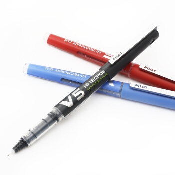 PLUS会员： PILOT 百乐 BXC-V5 可换墨囊直液式中性笔 0.5mm 黑色 12支 图4