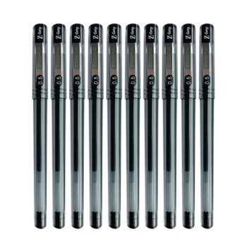 PLUS会员: ZEBRA 斑马 C-JJ1 中性笔 0.5mm 黑色 10支装 图1