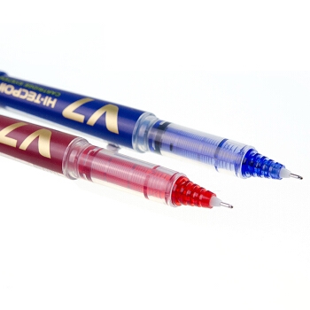 PLUS会员： PILOT 百乐 BXC-V7 可换墨囊中性笔 蓝色 0.7mm 6支装 图3