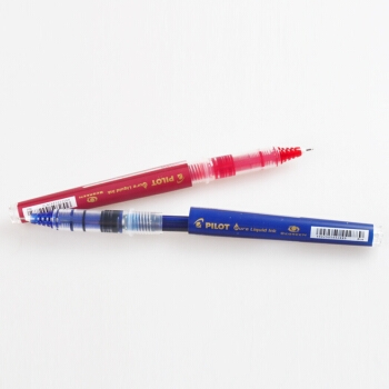 PLUS会员： PILOT 百乐 BXC-V7 可换墨囊中性笔 蓝色 0.7mm 6支装 图4