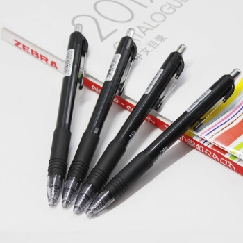 PLUS会员： ZEBRA 斑马牌 C-JJ3 按动中性笔 0.5mm 黑色 10支装 图4