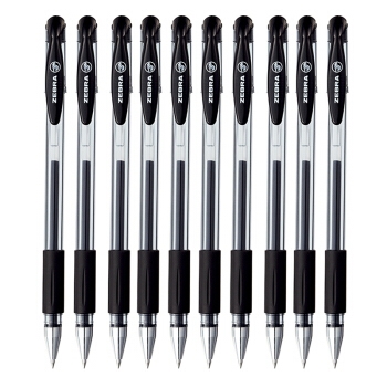ZEBRA 斑马 C-JJ100 中性笔 0.5mm 10支装 图1