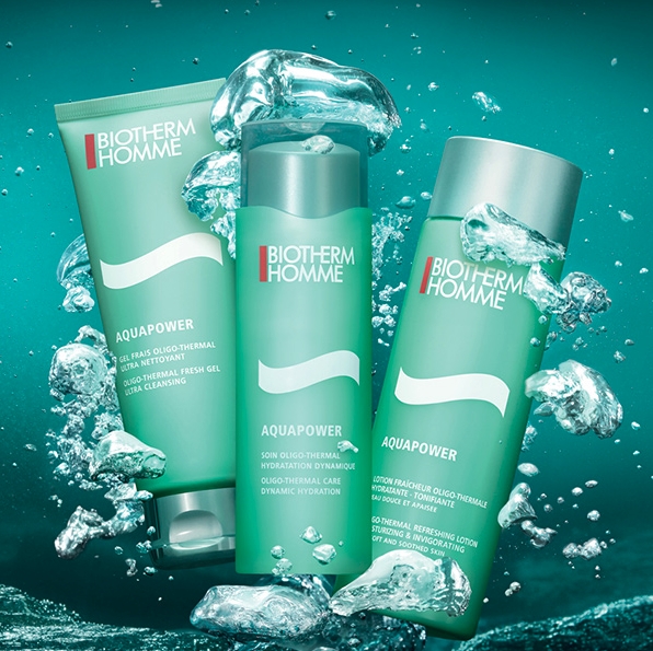 BIOTHERM 碧欧泉 水动力男士3步曲护肤套装（赠化妆包+灰色洗漱包+保湿乳20ml+爽肤水25ml+保湿乳5ml*2） 图2