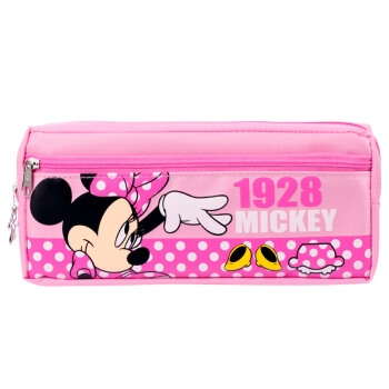 Disney 迪士尼 DM5620 米妮系列 小学生笔袋 粉色 图2