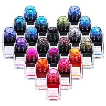 PLUS会员: PILOT 百乐 INK-15 iroshizuku色彩雫 钢笔墨水 15ml 秋樱KM 图4