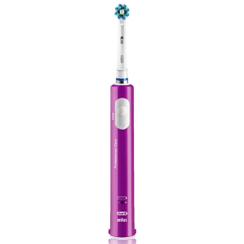 Oral-B 欧乐-B P600Plus 电动牙刷 天空蓝 魅力紫 双支礼盒装 图3